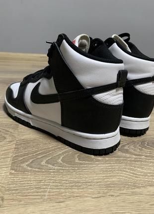 Кроссовки женские nike dunk high panda (dd1869-103)5 фото