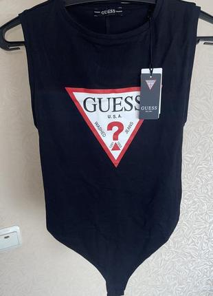 Брендовый бодик майка топ guess