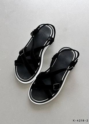 Удобные босоножки на утолщенной подошве с ремешками9 фото