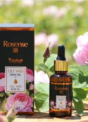 Трояндова олія бустер для обличчя та шиї rosense 30 ml