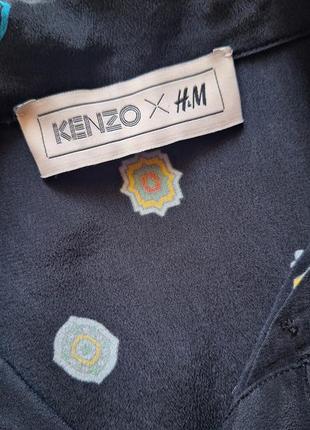 Блуза шовкова kenzo x h&m6 фото