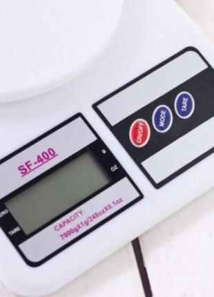 Весы электронные для кухни взвешивание до 7 кг mks - 400 + батарейки
