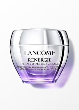 Lancome renergie h.p.n. 300-peptide cream високоефективний антивіковий крем для сухої шкіри обличчя з пептидами 50ml тестер