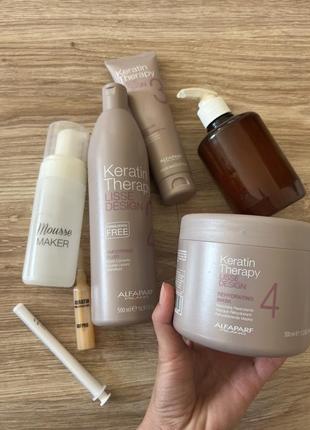 Alfaparf lisse design keratin smoothing fluid, 500 ml.