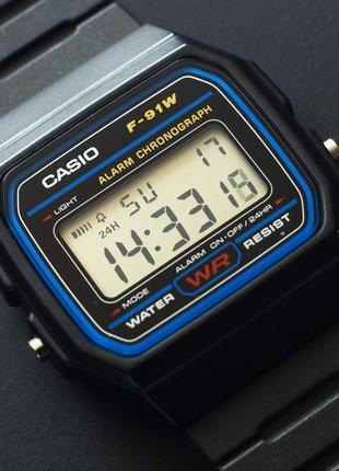 Часы casio f91-w