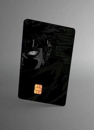 Наклейка на банківську картку пейн нагато | наруто вики стікер на банковскую карту