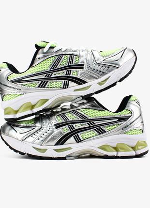 Мужские кроссовки asics gel-kayano 14 silver green 41-42-43-45