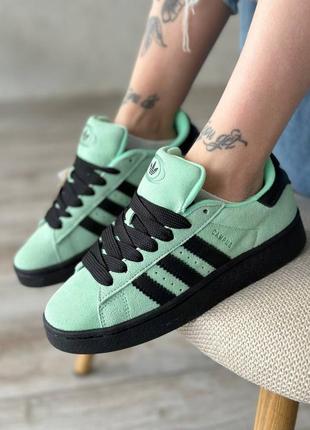 Жіночі кросівки adidas campus 00s mint / black