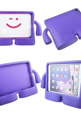 Детский чехол для ipad mini 5 человечек с ручками violet