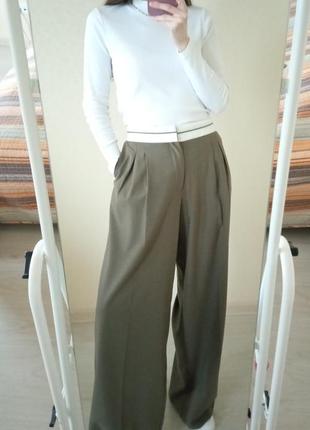 Модні брюки палаццо з резинкою від bershka1 фото