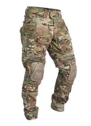 Бойові штани idogear g3 combat pants з наколінниками мультикам