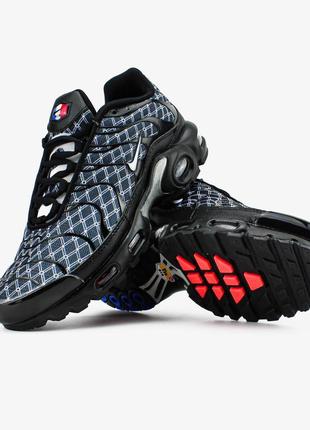 Кросівки nike air max plus "black france blue"