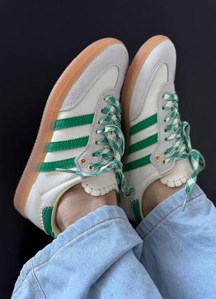 Adidas samba x wales bonner green premium