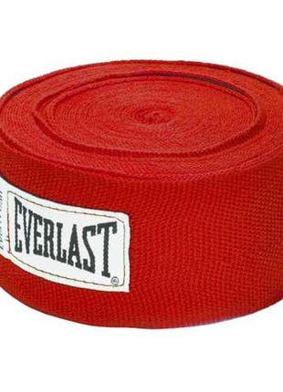 Бинти everlast pro style hand wraps 180 x2 червоний уні 180 (457,2)