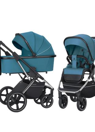 Коляска універсальна carrello aurora crl-6505 (2in1) ocean blue /1/