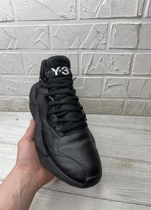 Кроссовки adidas y-3 kaiwa triple black2 фото