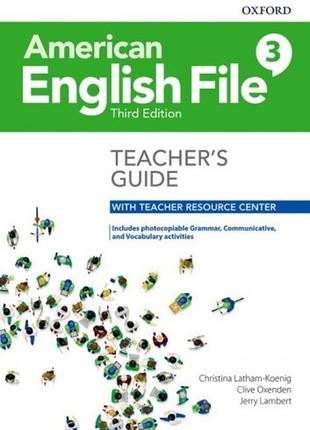 American english file third edition 3 teacher's book with teacher resource center