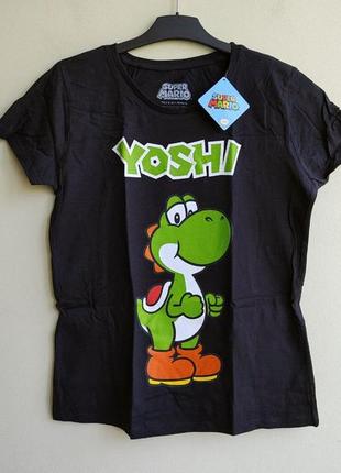 Женская футболка nintendo super mario-yoshi ts227043ntn difuzed