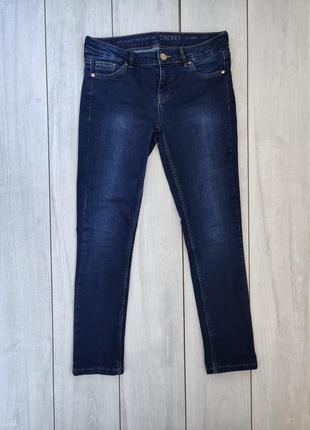 Стрейчевые синие джинсы женские идеал 12 р пояс 39 длина 96 турция