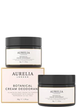 Набор натуральные дезодоранты без алюминия aurelia london botanical cream deodorant1 фото