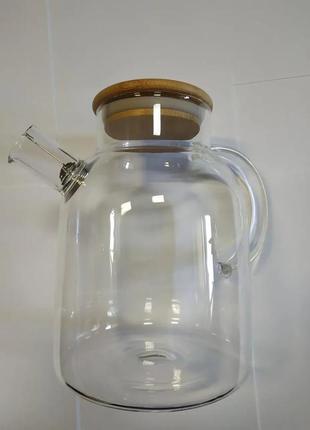 Чайник скляний "стокгольм", 1500 мл6 фото