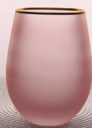 Стакан для напоїв "леди пінк" рожевий 500мл