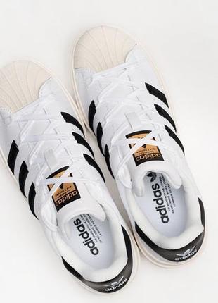 Adidas superstar bonega black white кросівки та кеди висока якість розмір 38