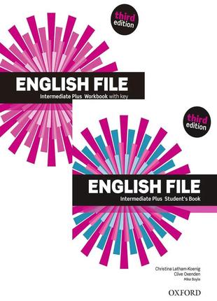 English file intermediate plus 3rd edition students`s book + workbook