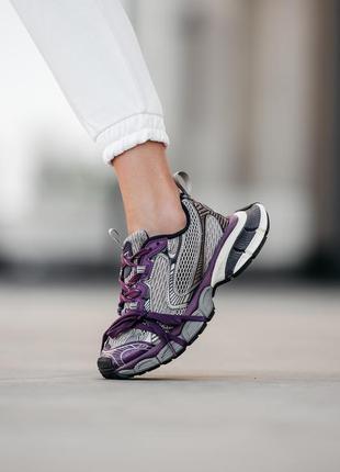 Premium 🔥 кросівки в стилі balenciaga 3xl grey purple2 фото