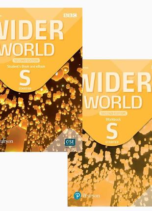 Wider world starter second edition student's book + workbook