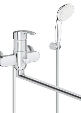 Смеситель для ванны с длинным изливом и душем grohe multiform [3270800a]