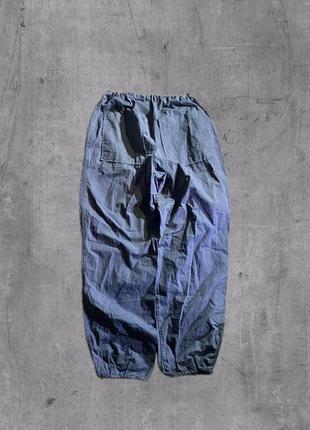 Широкі спортивні штани на затяжках парашути стільні брюки трендові2 фото