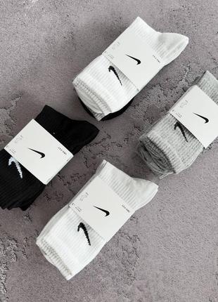 Носки мужские в стиле nike набор 3 пары с дополнительной резинкой премиум качество3 фото