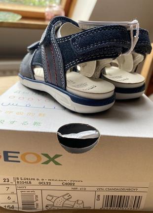 Нові сандалі geox на хлопчика розмір 236 фото