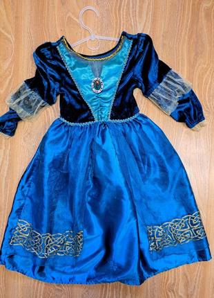 Карновальное платье мерида на 3-5лет1 фото
