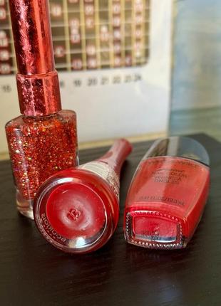 Красные лаки для ногтей bourjois 1 seconde, wet n wild, luodanqi6 фото