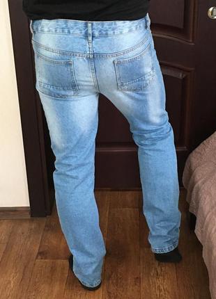 Голубые джинсы скини denim co3 фото