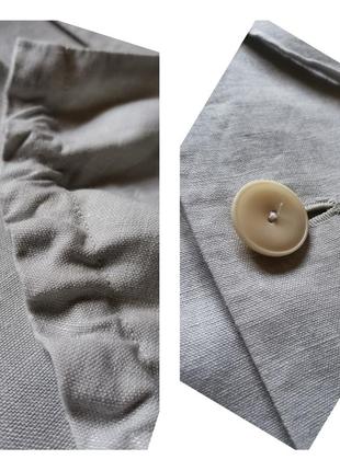 Куртка блузка oska лляна літня куртка жакет блуза льон дизайнерський лляний піджак лляна сорочка вітровка з льону6 фото