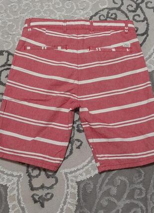 Шикарные молодёжные шорты красного цвета scotch & soda sc shrunk made in indonesia2 фото