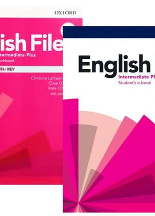 English file (4th edition) intermediate plus student's book + workbook