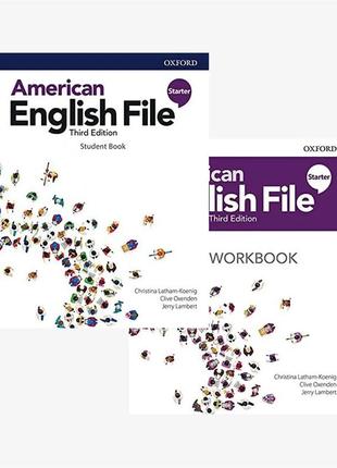 American english file (3rd edition) starter student`s book + workbook