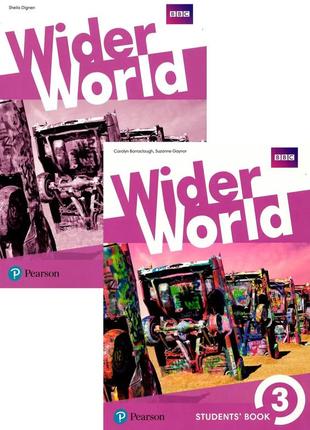 Wider world 3 first edition student's book + workbook