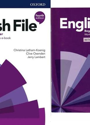 English file (4th edition) beginner student's book + workbook