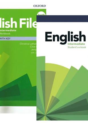 English file (4th edition) intermediate student's book + workbook