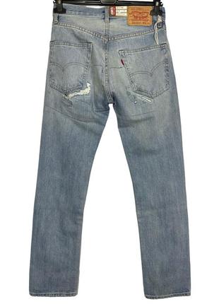 Нові чоловічі джинси levis vintage clothing 505 big e blue red selvedge розмір 28 х 32