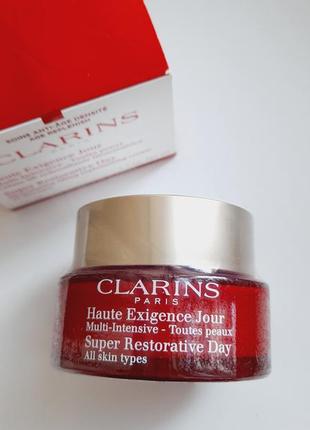 Відновлюючий денний крем - clarins super restorative day cream