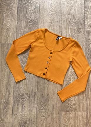 Вкорочена кофта кроп топ h&m розмір xs