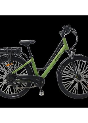 Titan електровелосипед e-titan carte 29" 17" зелений-чорний