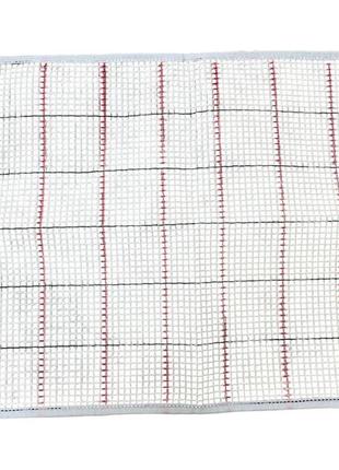 Набор для ковровой вышивки коврик котенок с зелеными ниткам (основа-канва, нитки, крючок для ковровой вышивки)3 фото