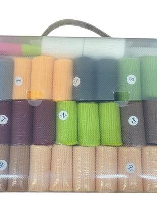 Набор для ковровой вышивки коврик котенок с зелеными ниткам (основа-канва, нитки, крючок для ковровой вышивки)4 фото